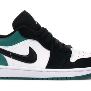 Jordan 1 Low White Black Mystic Green