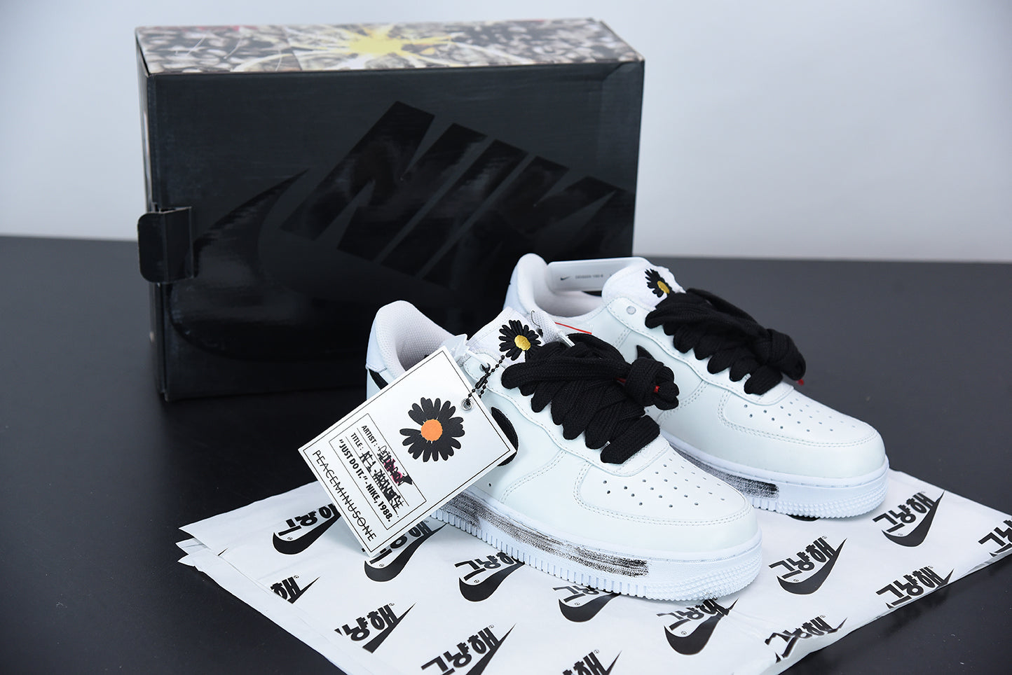 Nike Air Force 1 G-Dragon Peaceminusone Para Noise 2.0 - Imagem 7