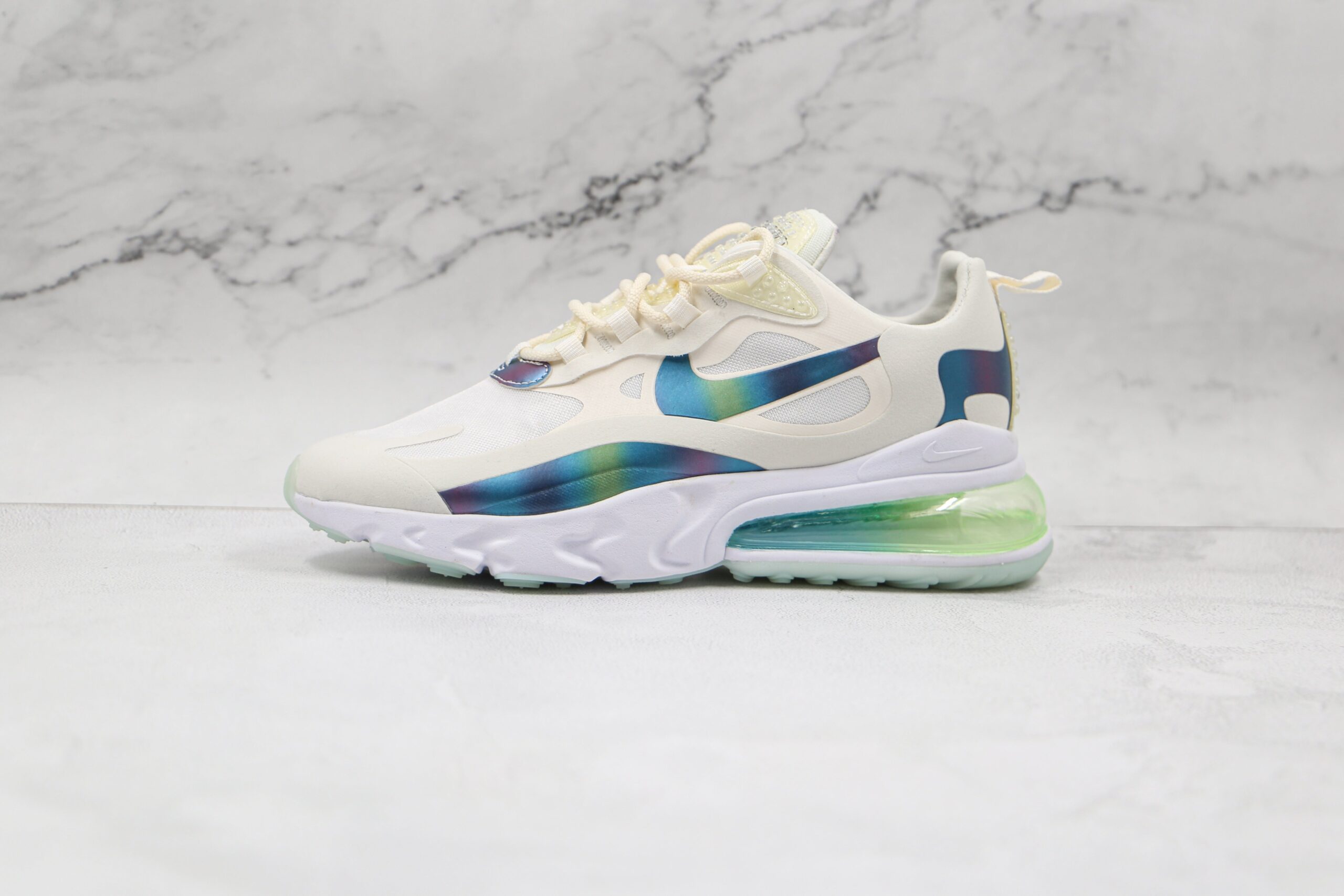 Nike Air Max 270 React Bubble Pack White - Imagem 2