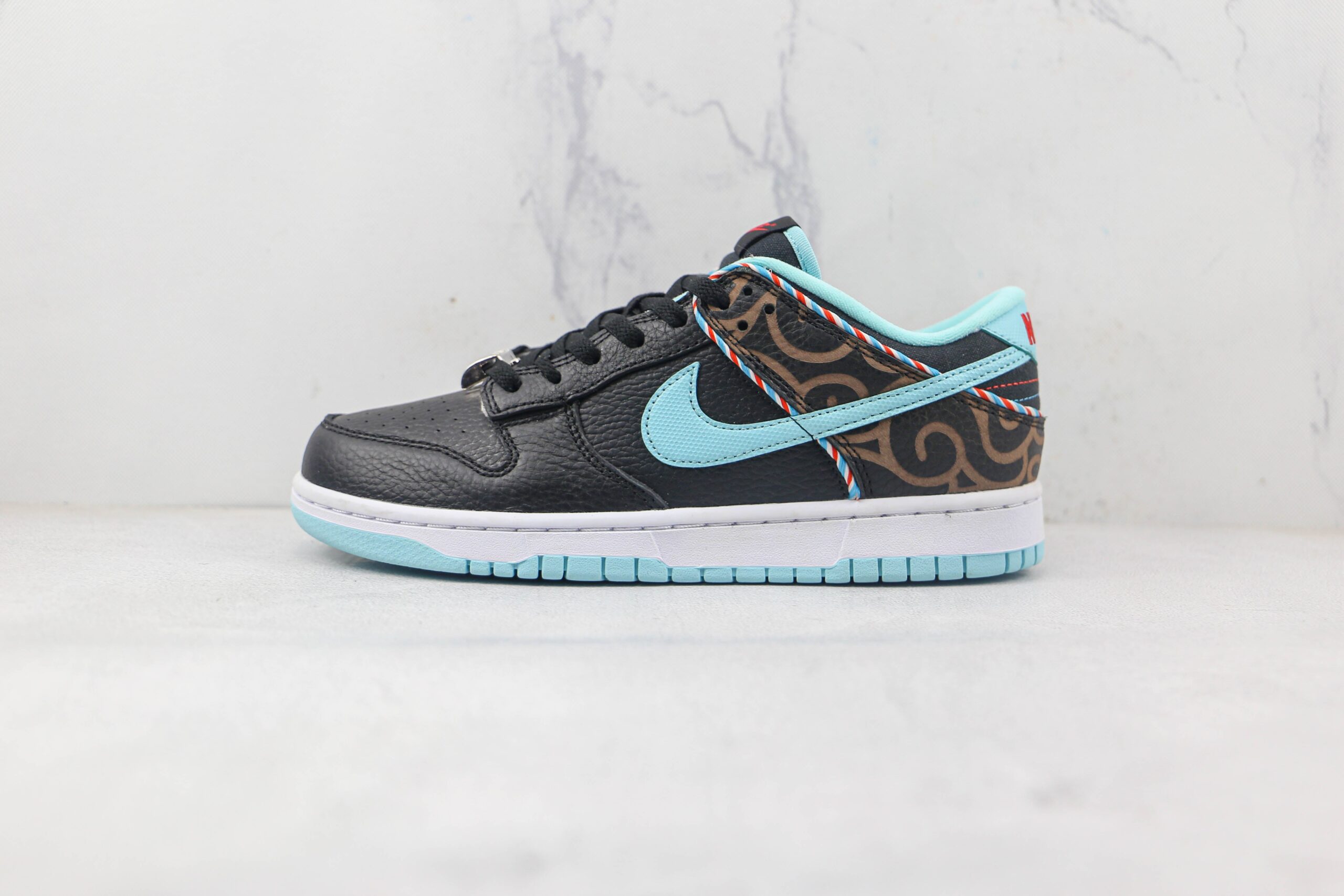Nike Dunk Low Barber Shop Black - Imagem 2