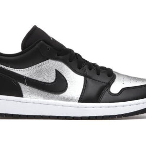 Jordan 1 Low Black Metallic Silver