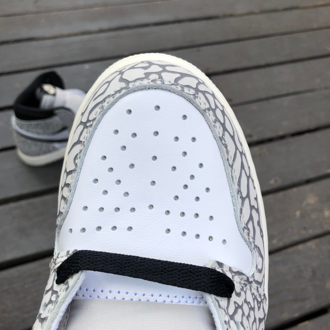 Jordan 1 Retro High OG White Cement - Imagem 3