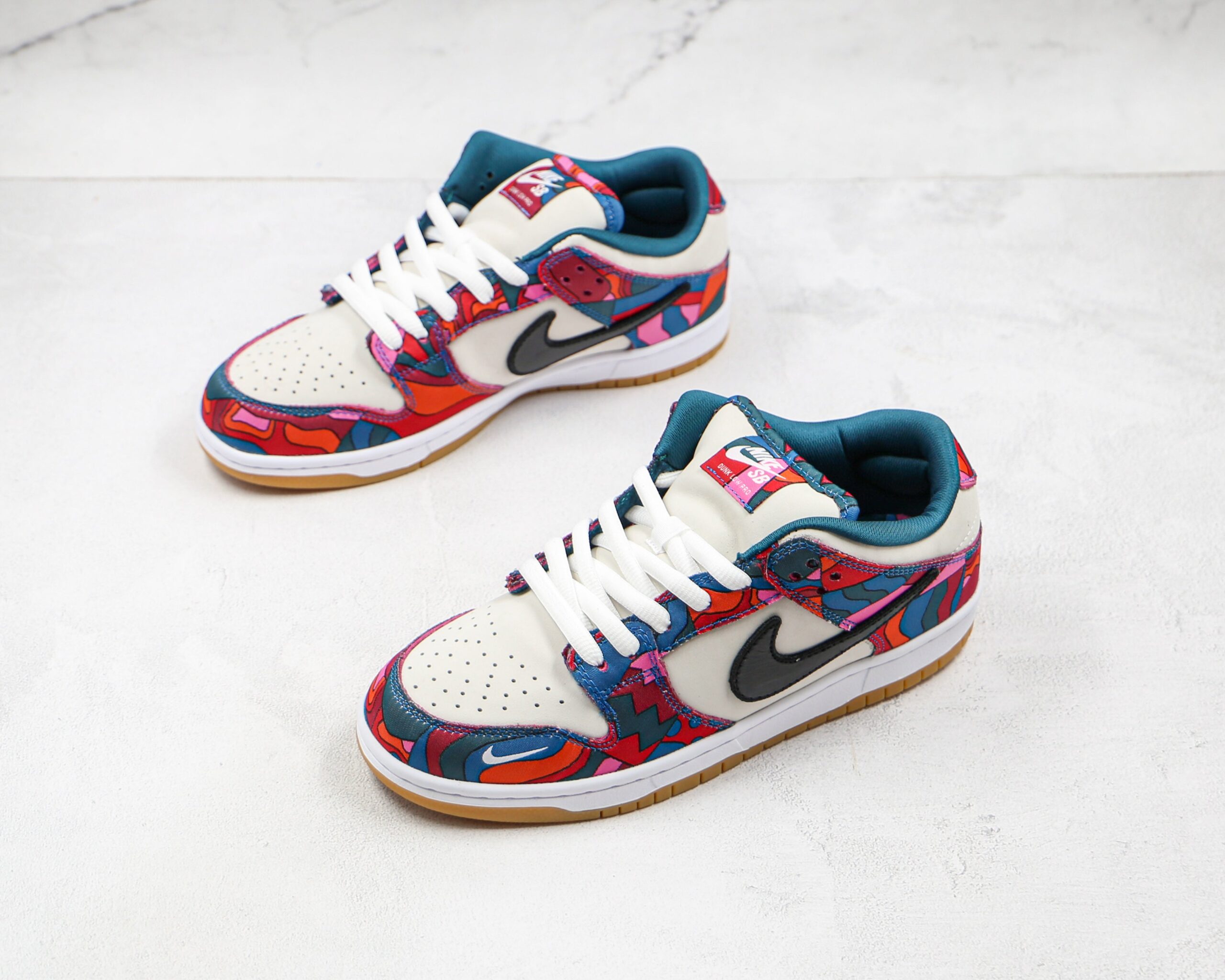 Nike SB Dunk Low Pro Parra Abstract Art - Imagem 7