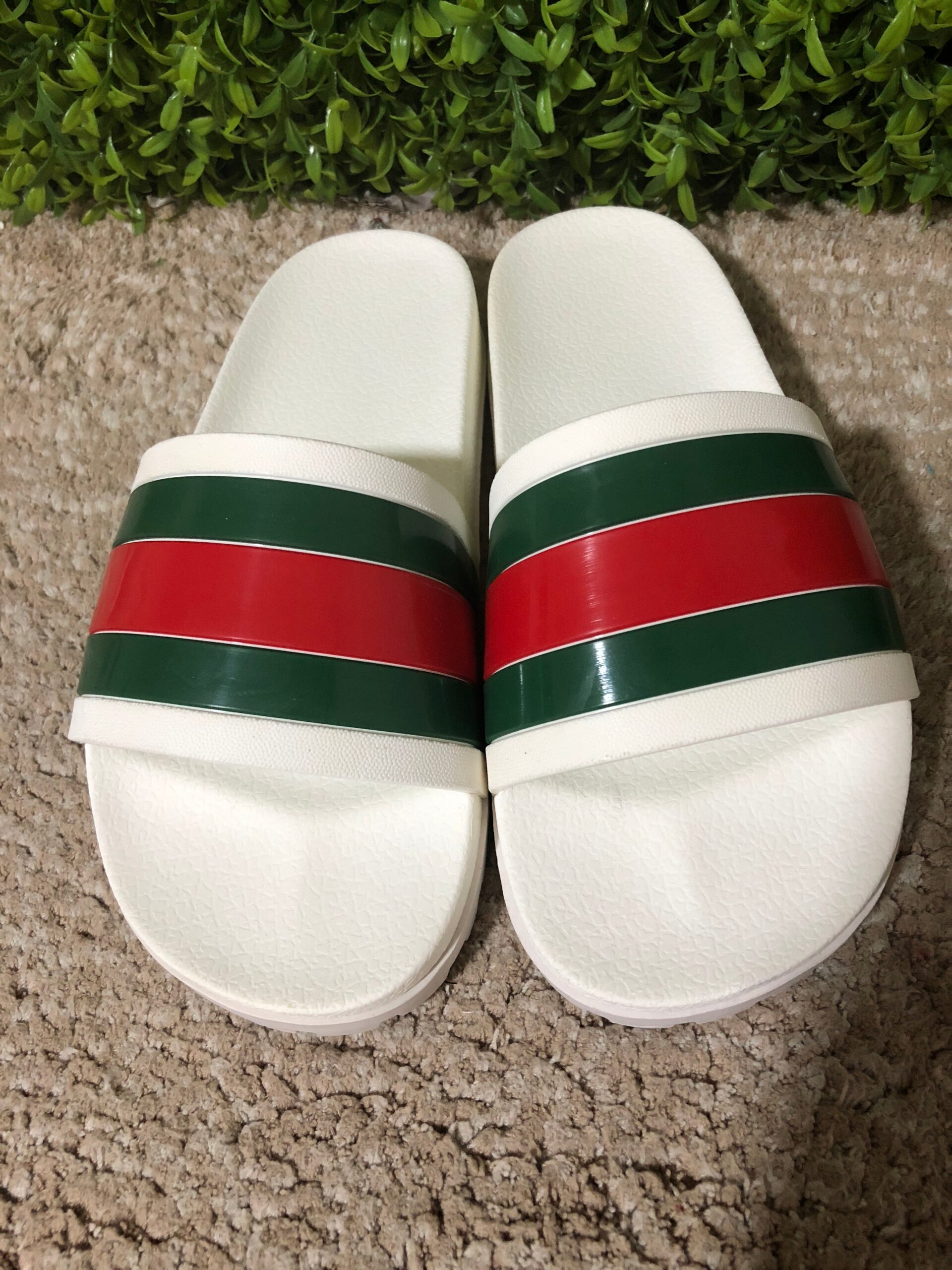 Gucci Web Slide Sandal White - Imagem 3