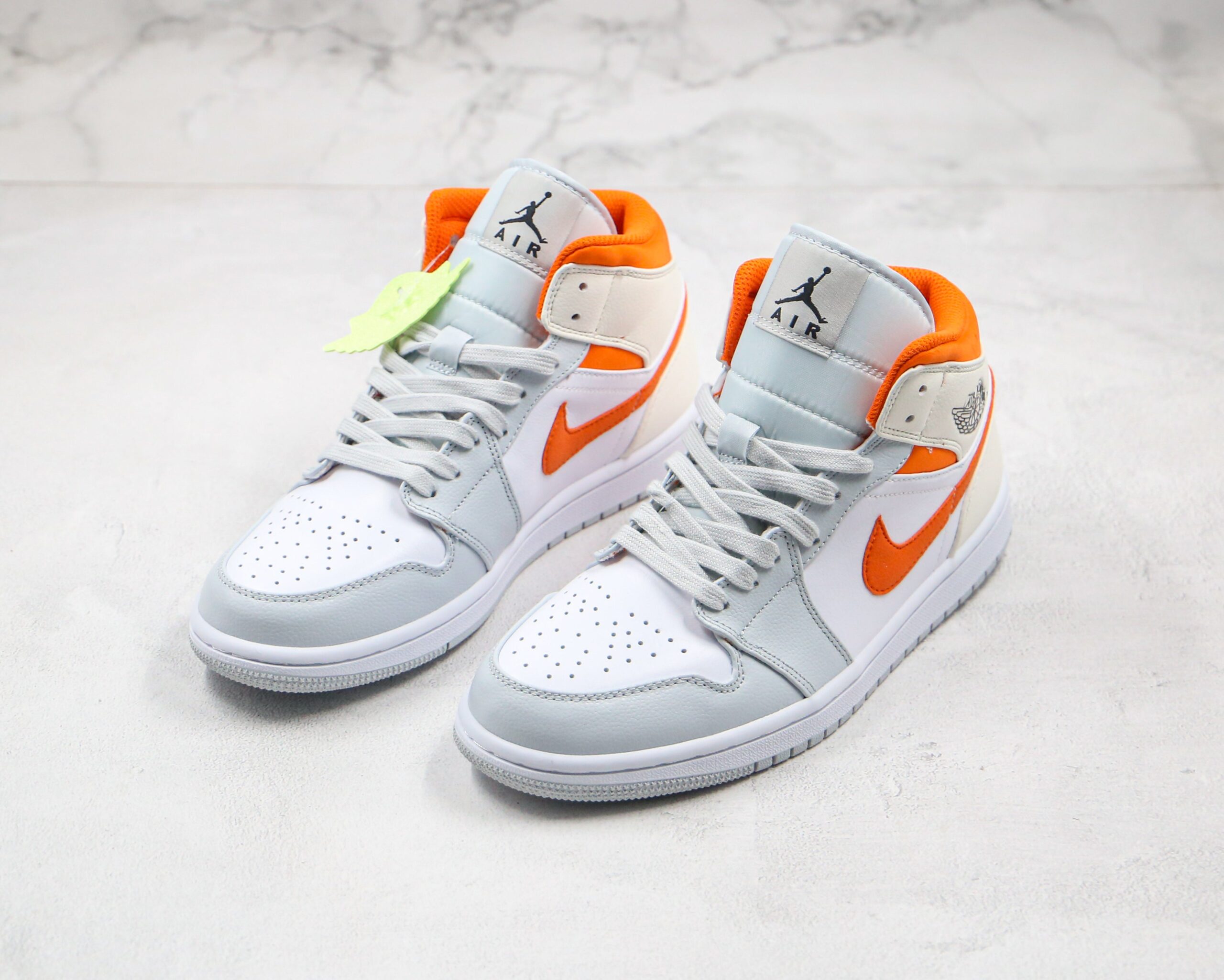 Jordan 1 Mid Starfish Pure Platinum - Imagem 3