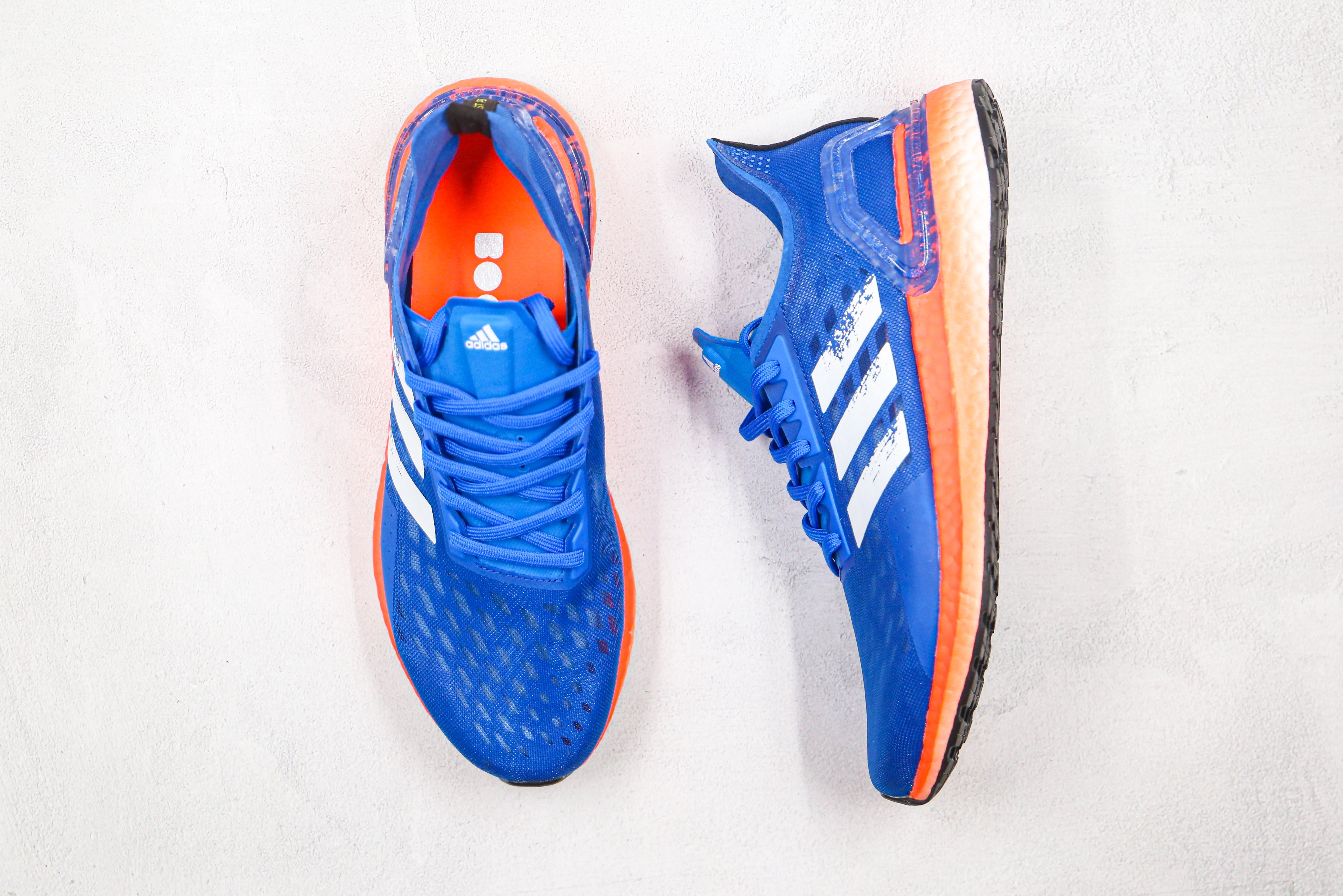 Adidas Ultraboost PB Glory Blue White Solar Red - Imagem 6