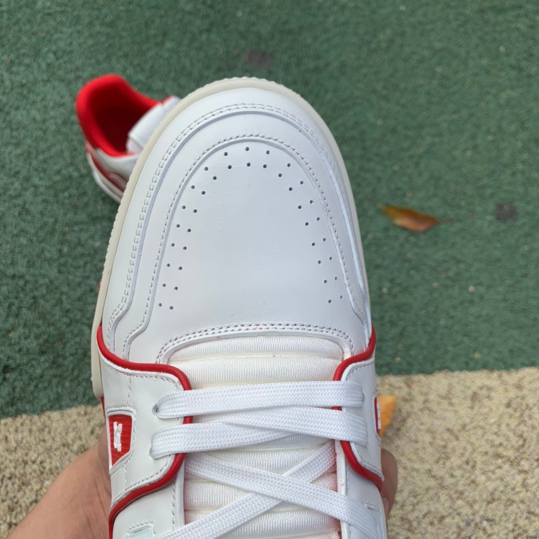 Louis Vuitton Trainer Bordeaux White Red - Imagem 3