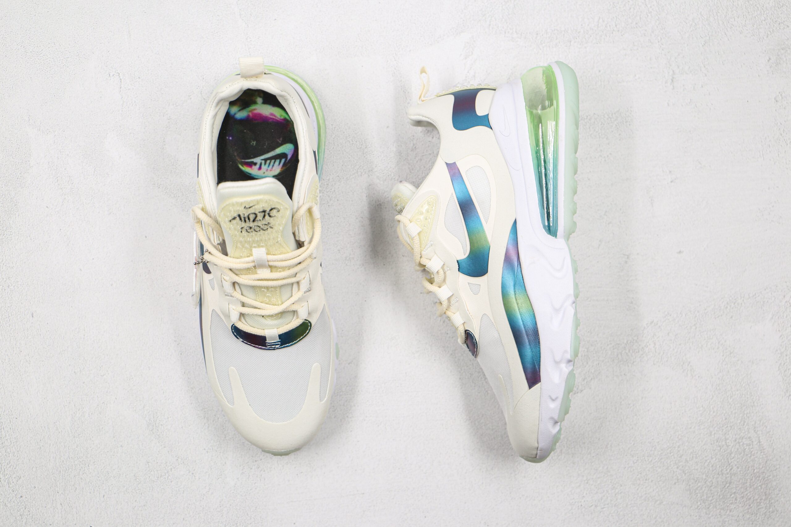Nike Air Max 270 React Bubble Pack White - Imagem 3