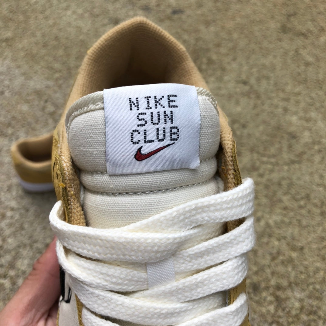 Nike Dunk Low Retro Sun Club Wheat Grass Orange - Imagem 5