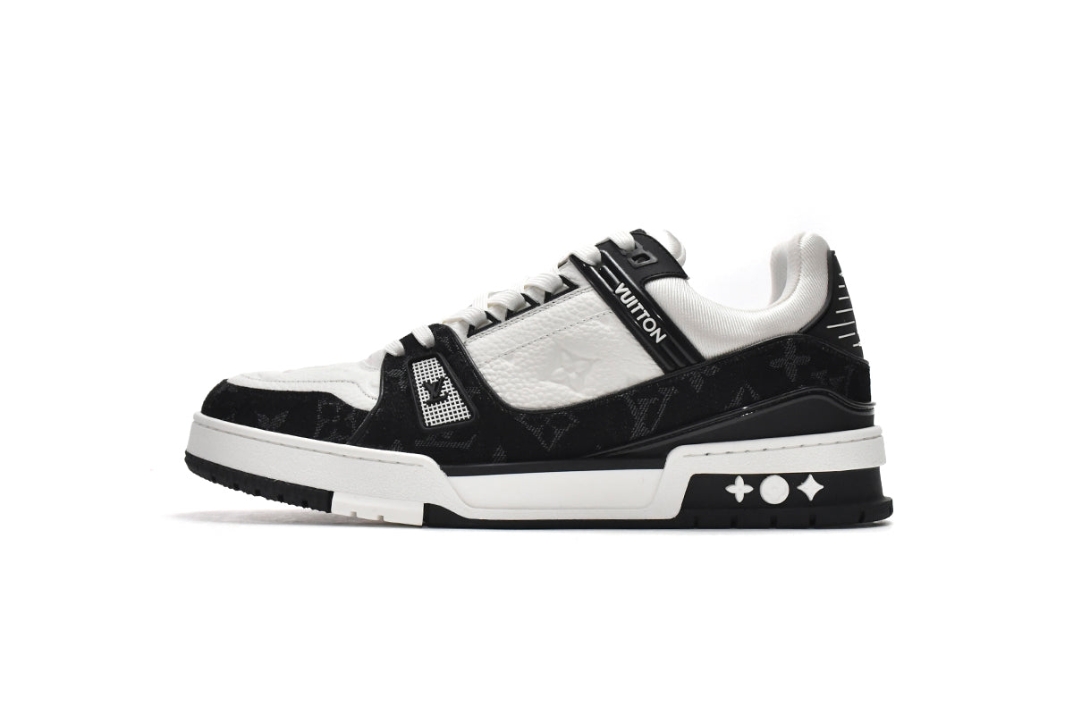 Louis Vuitton Trainer White Black - Imagem 2