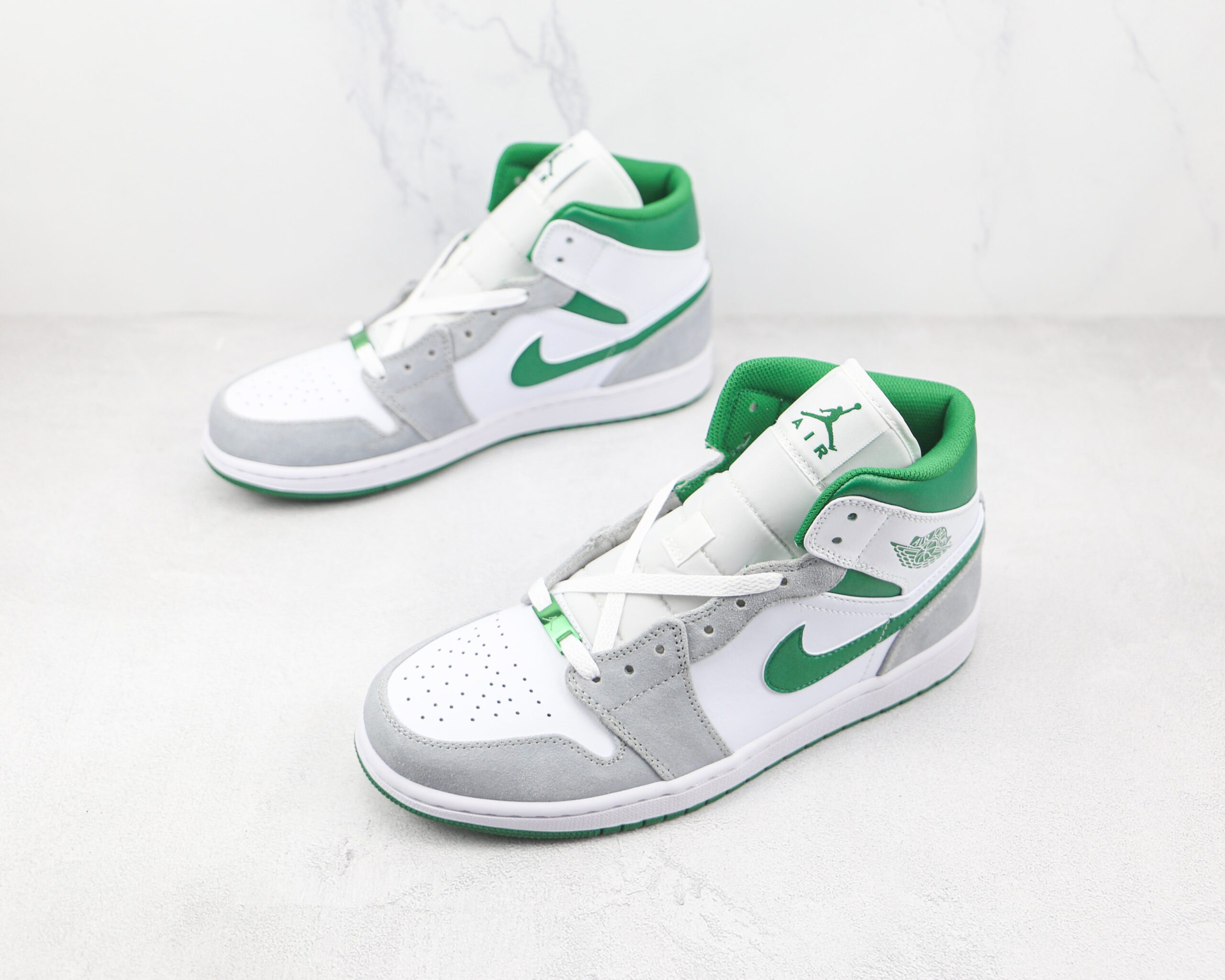 Jordan 1 Mid SE Grey Green - Imagem 6