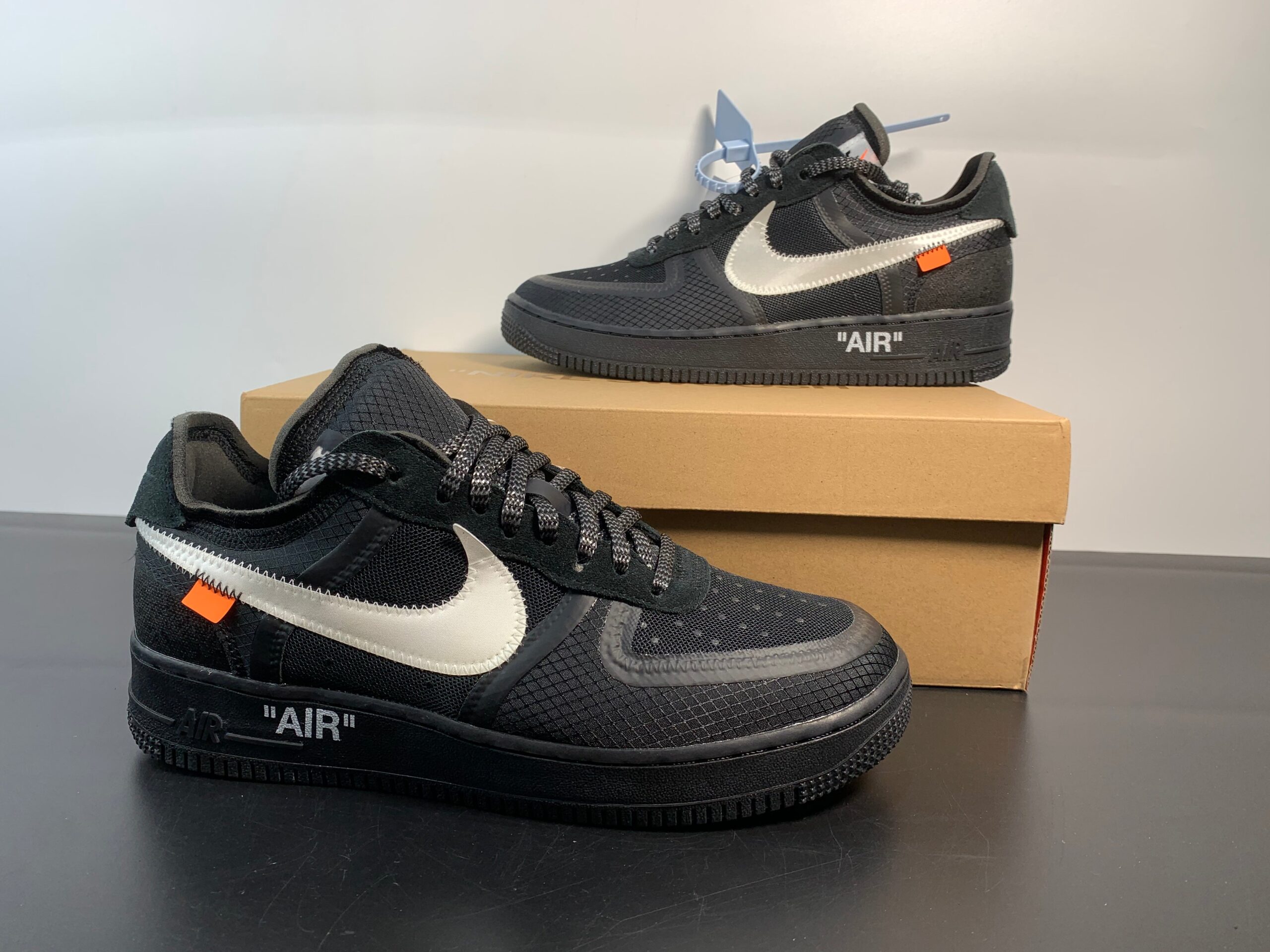 Nike Air force 1 Low Off White Black White - Imagem 6
