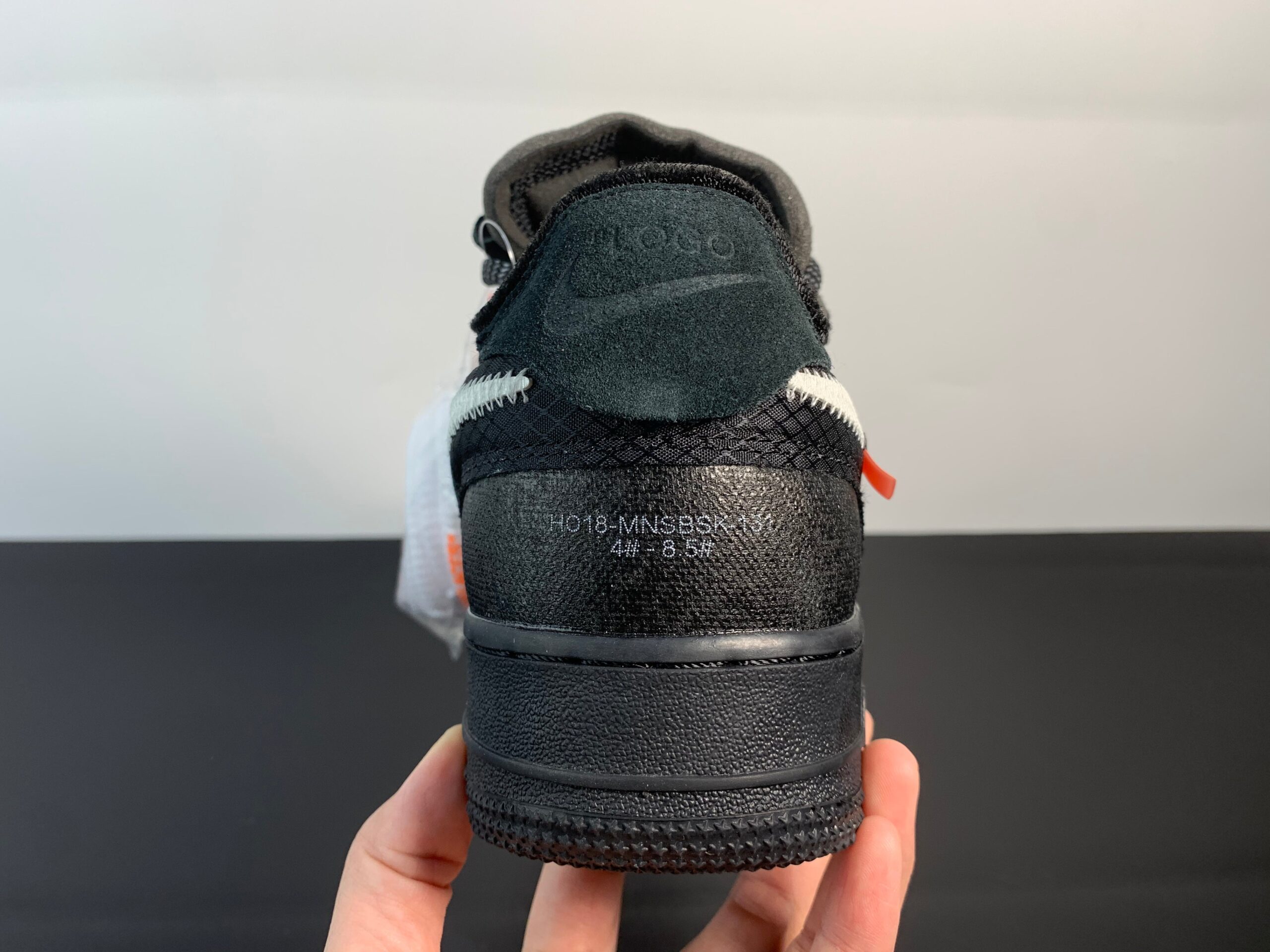 Nike Air force 1 Low Off White Black White - Imagem 4