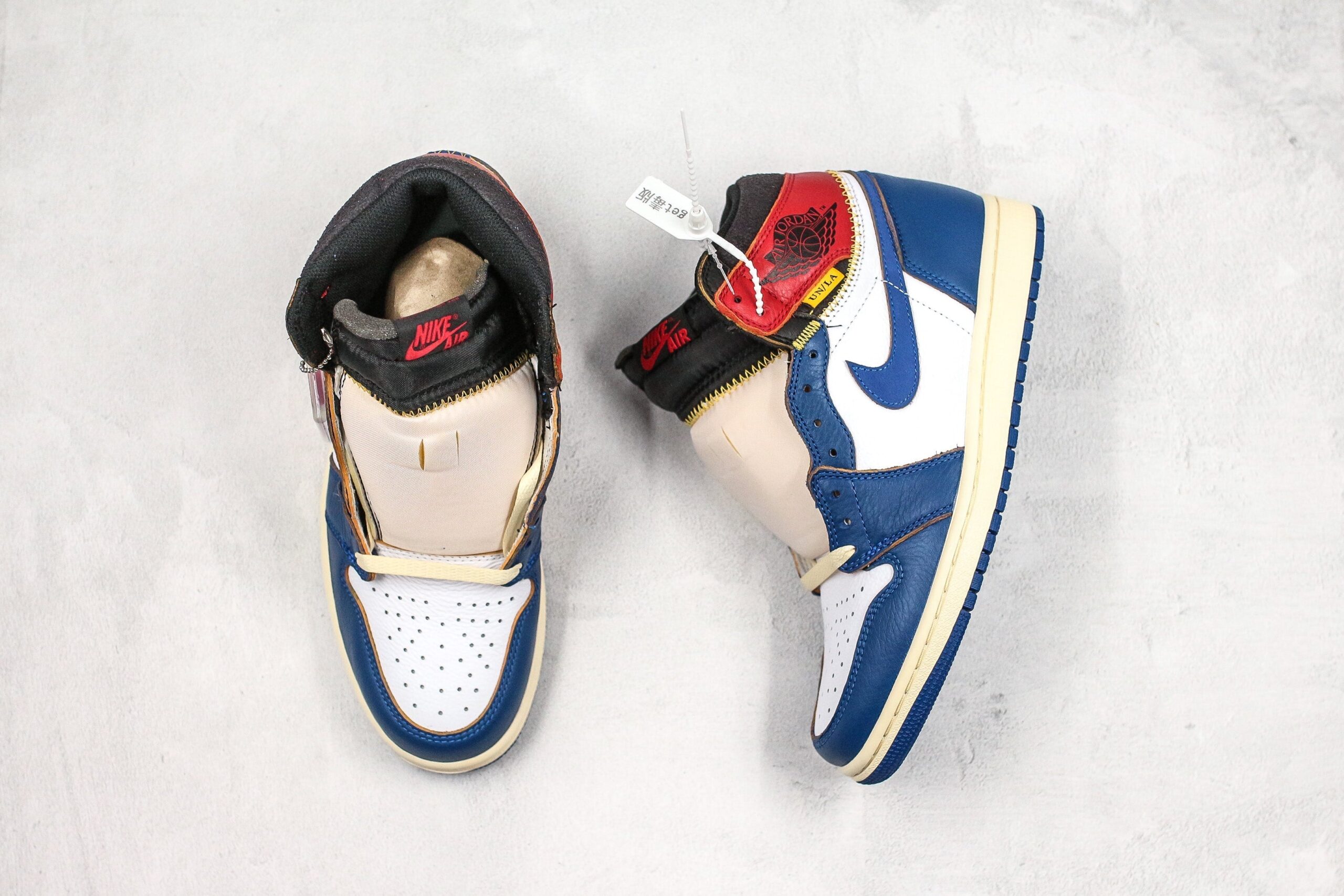 Jordan 1 Retro High Union Los Angeles Blue Toe - Imagem 3