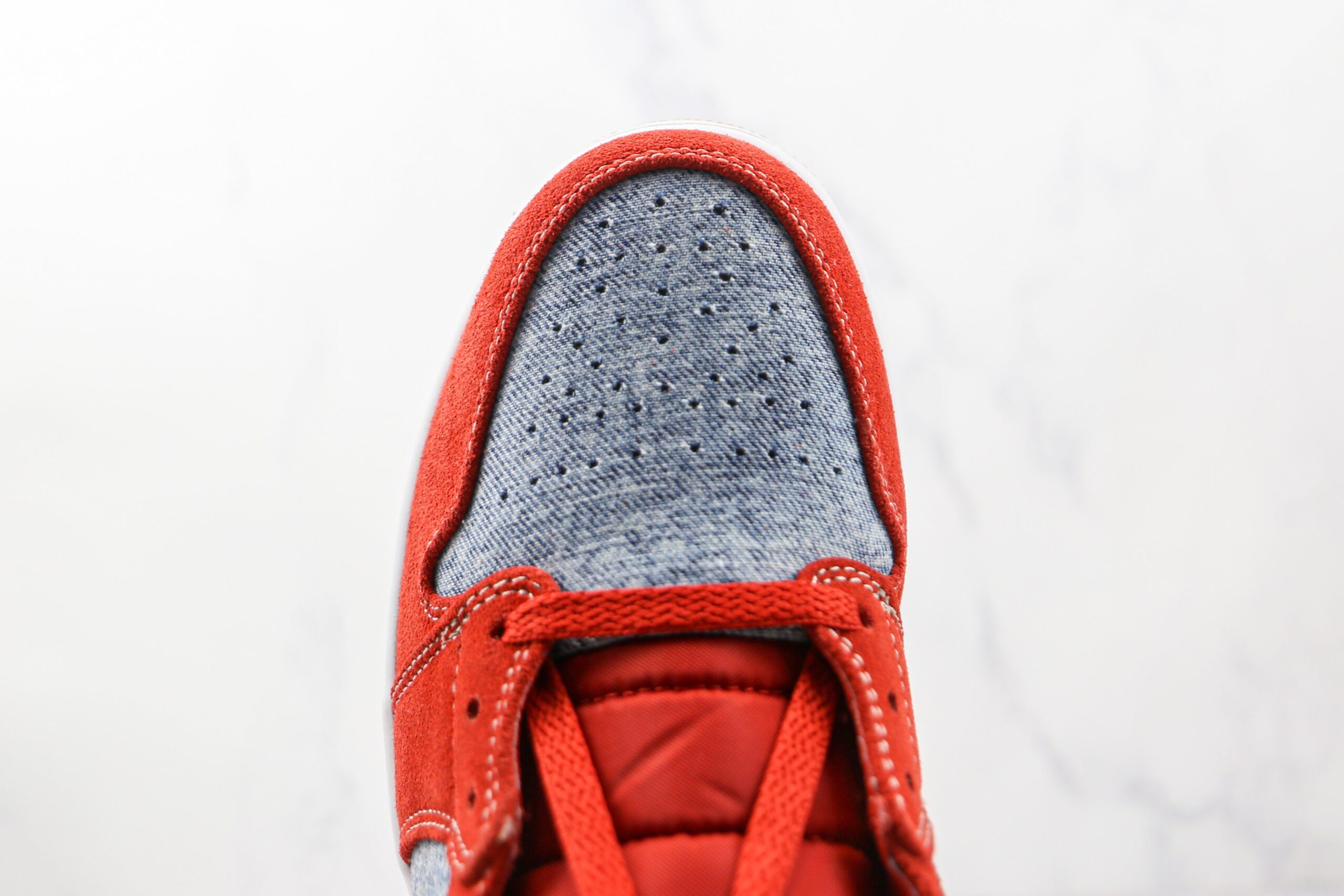 Jordan 1 Mid Denim Red - Imagem 4