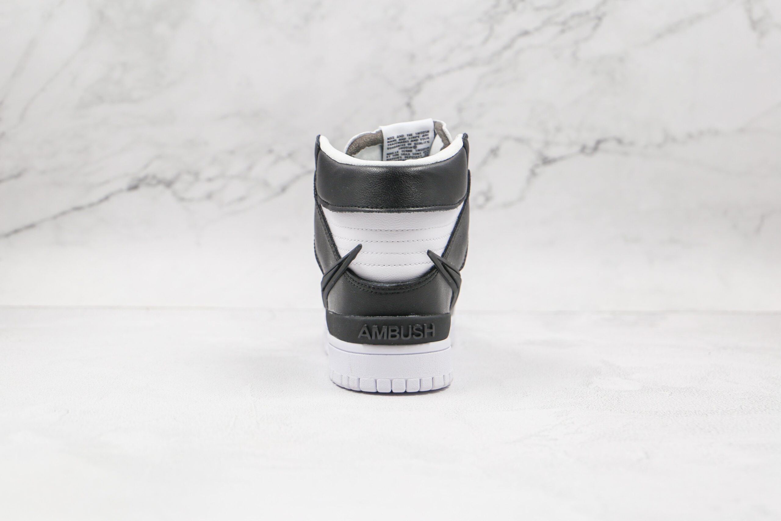 Nike Dunk High Ambush Black White - Imagem 4