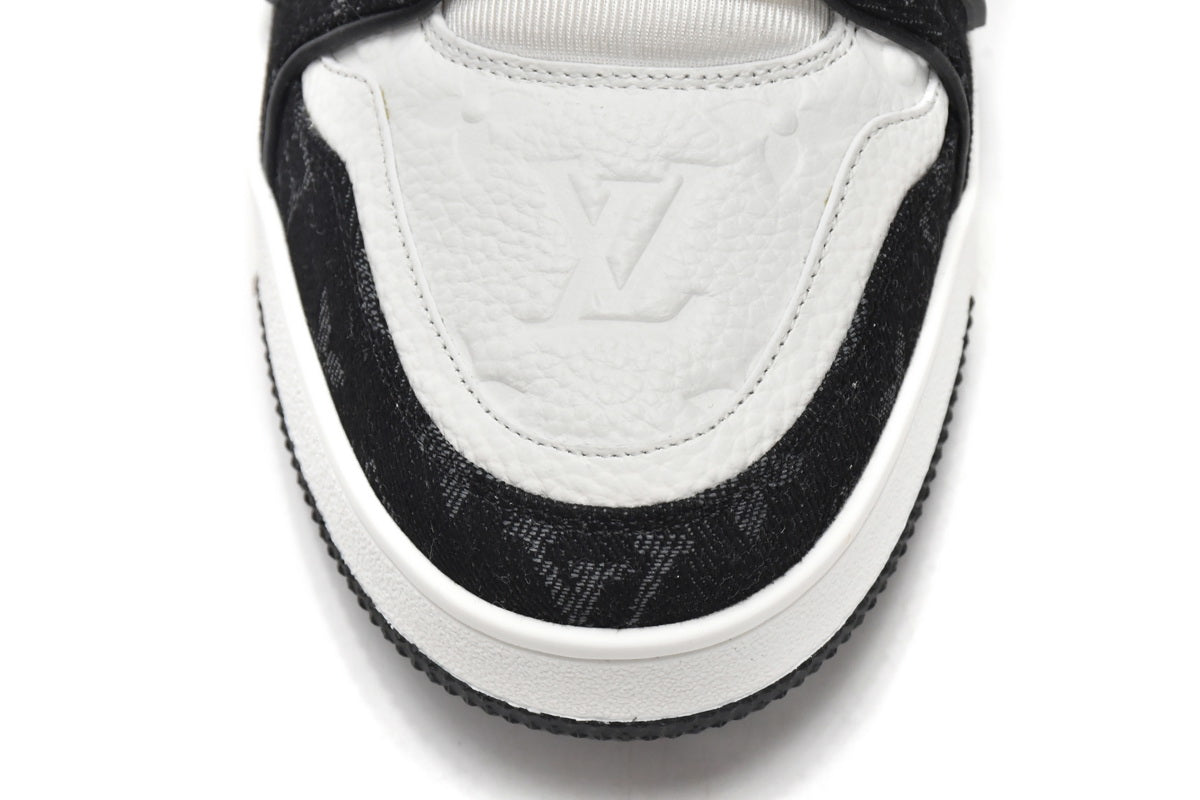 Louis Vuitton Trainer White Black - Imagem 3