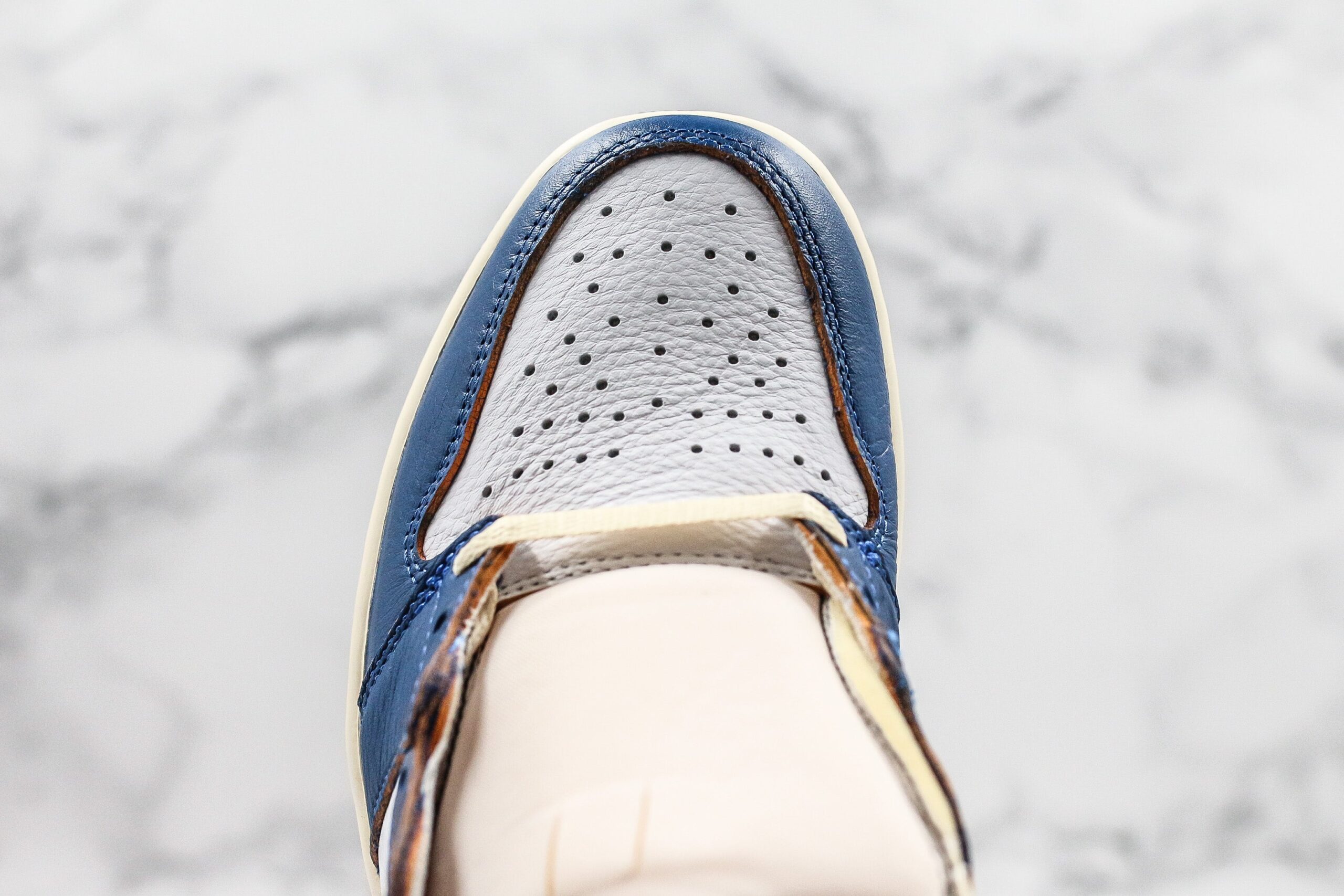 Jordan 1 Retro High Union Los Angeles Blue Toe - Imagem 4