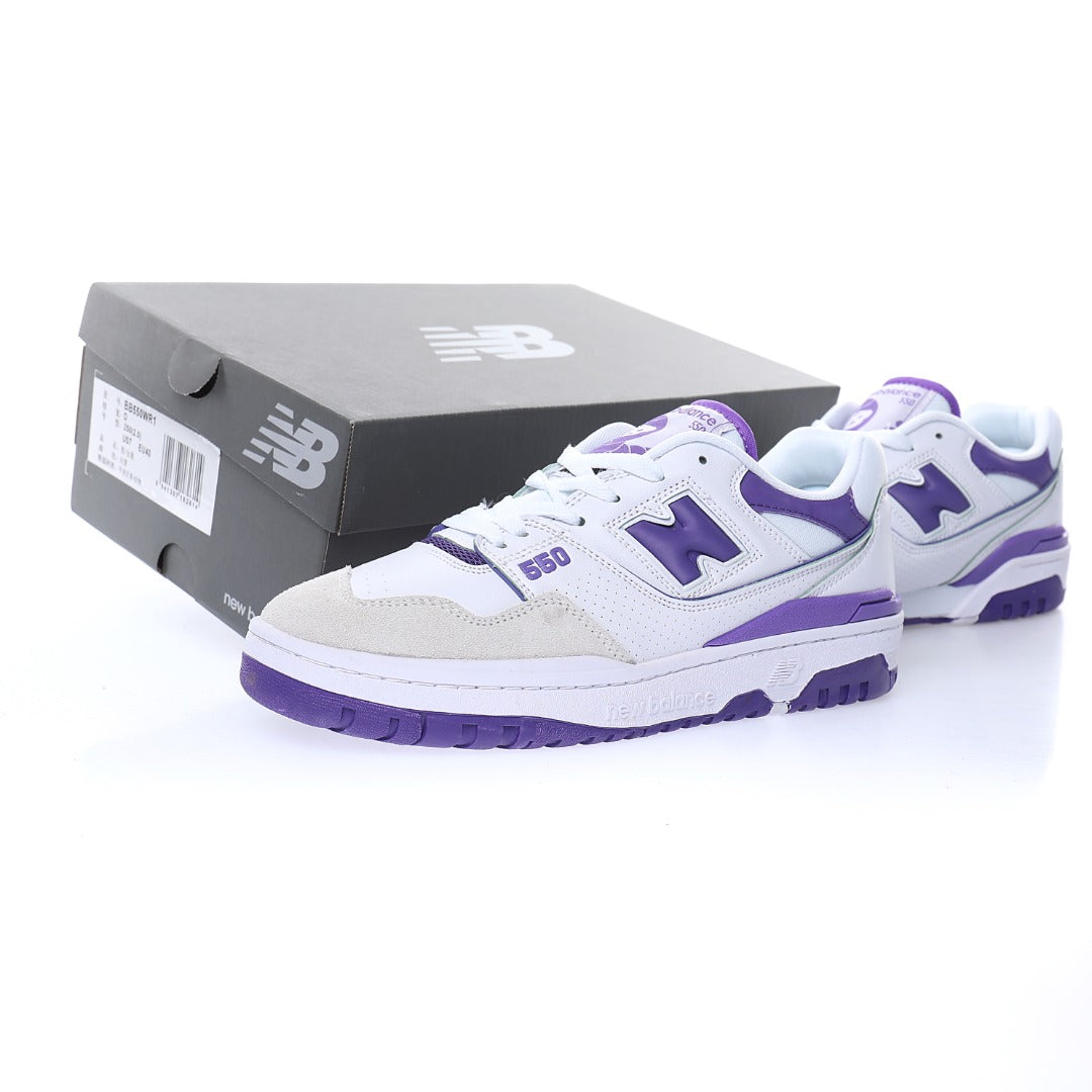 New Balance 550 Purple White - Imagem 6