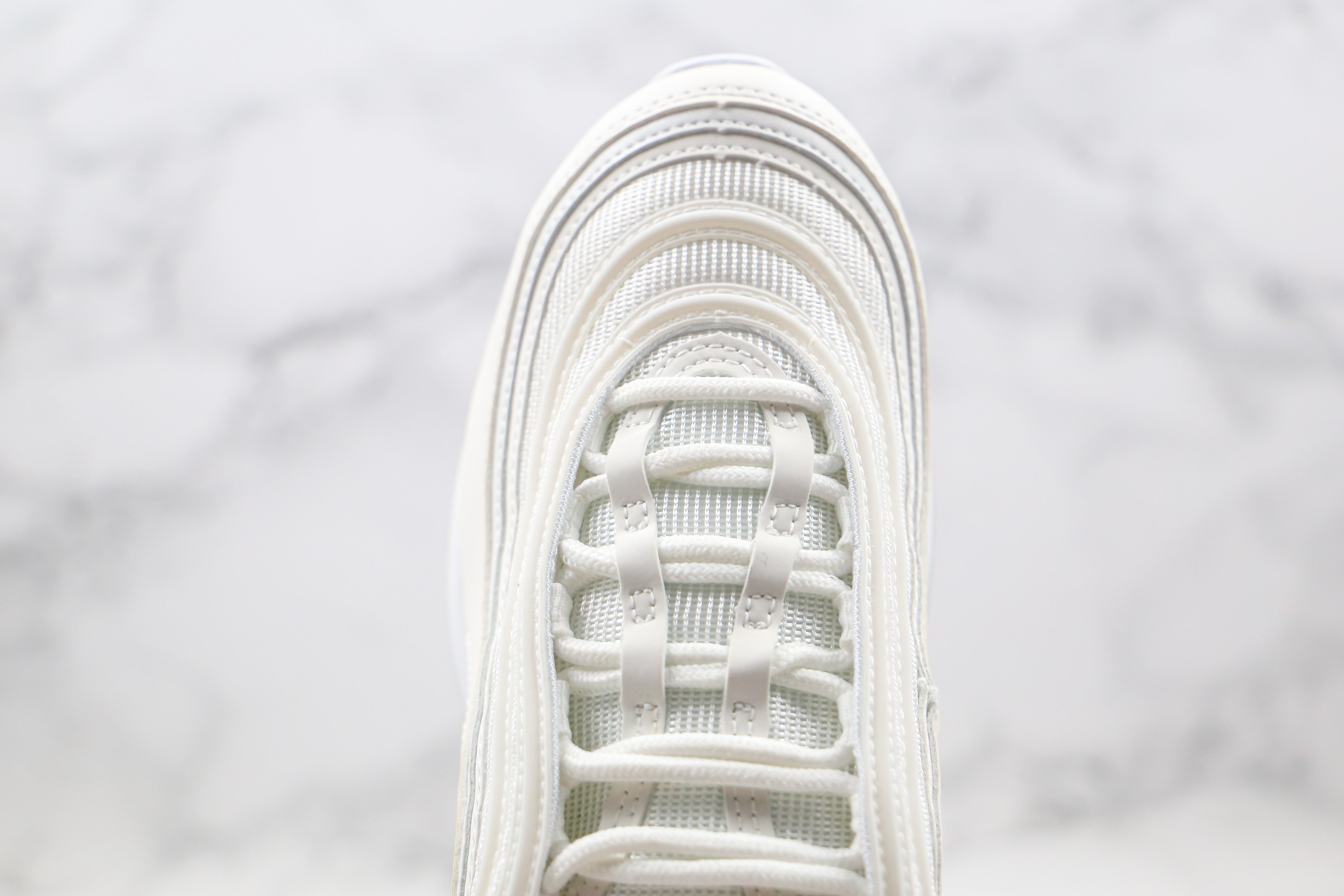 Nike Air Max 97 Triple White Wolf Grey - Imagem 3