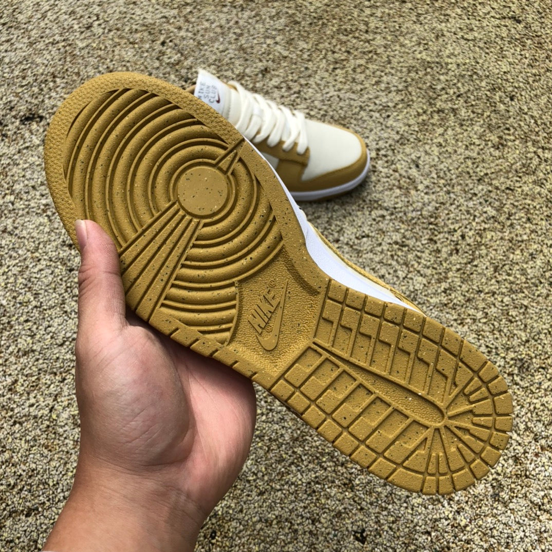 Nike Dunk Low Retro Sun Club Wheat Grass Orange - Imagem 7