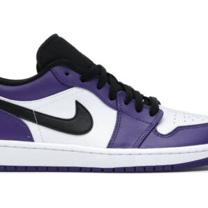 Jordan 1 Low Court Purple White
