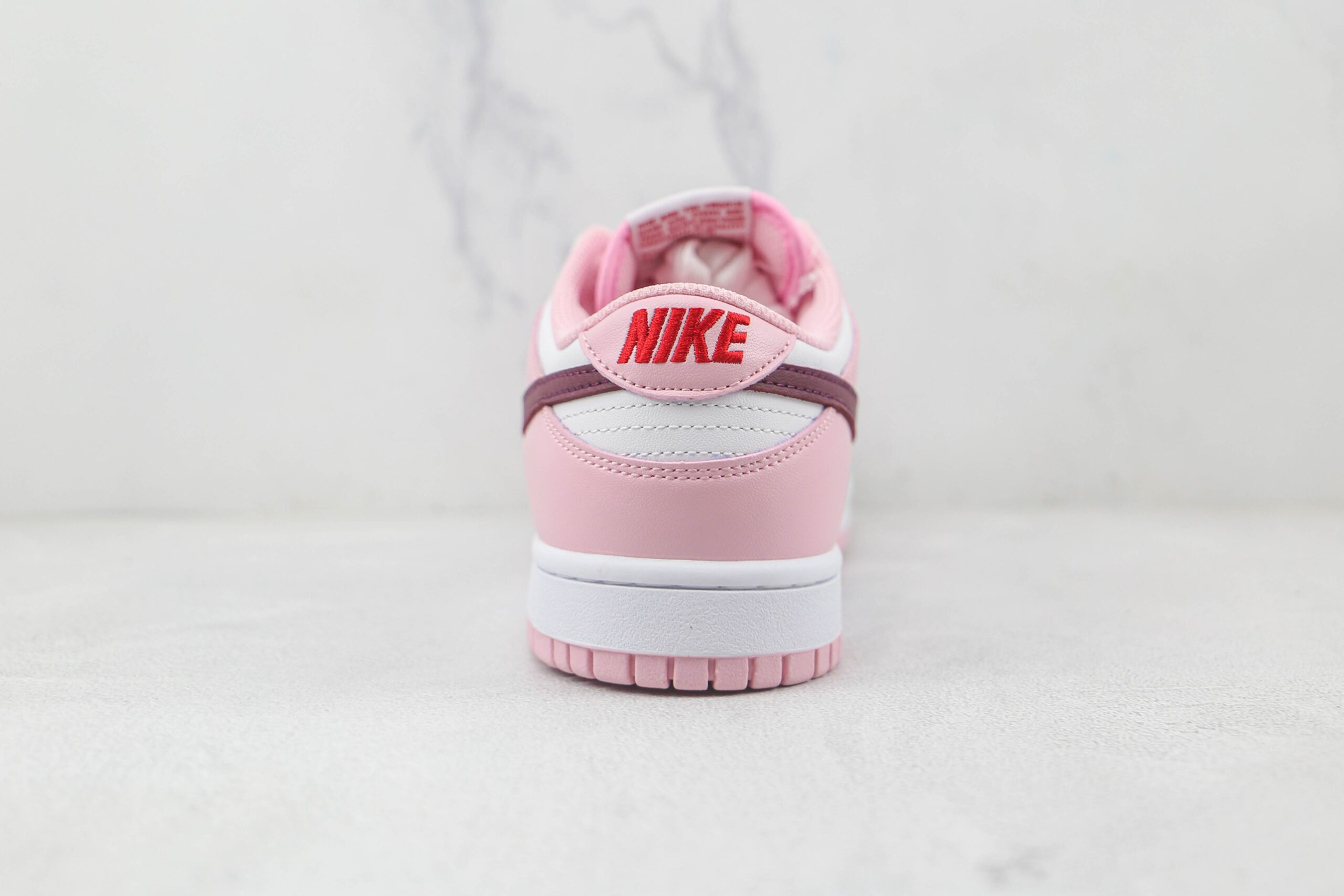 Nike Dunk Low Pink Red White - Imagem 4
