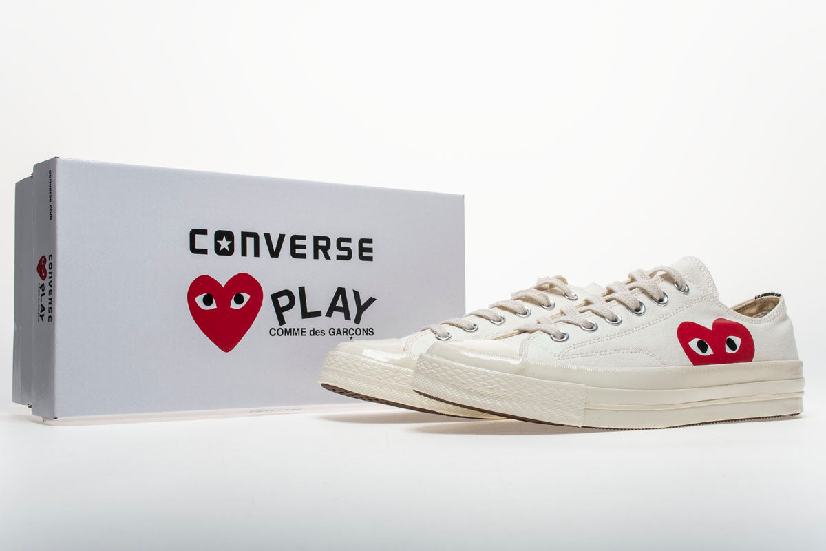 Converse Chuck Taylor All Star 70s Ox Comme des Garçons Play White - Imagem 6