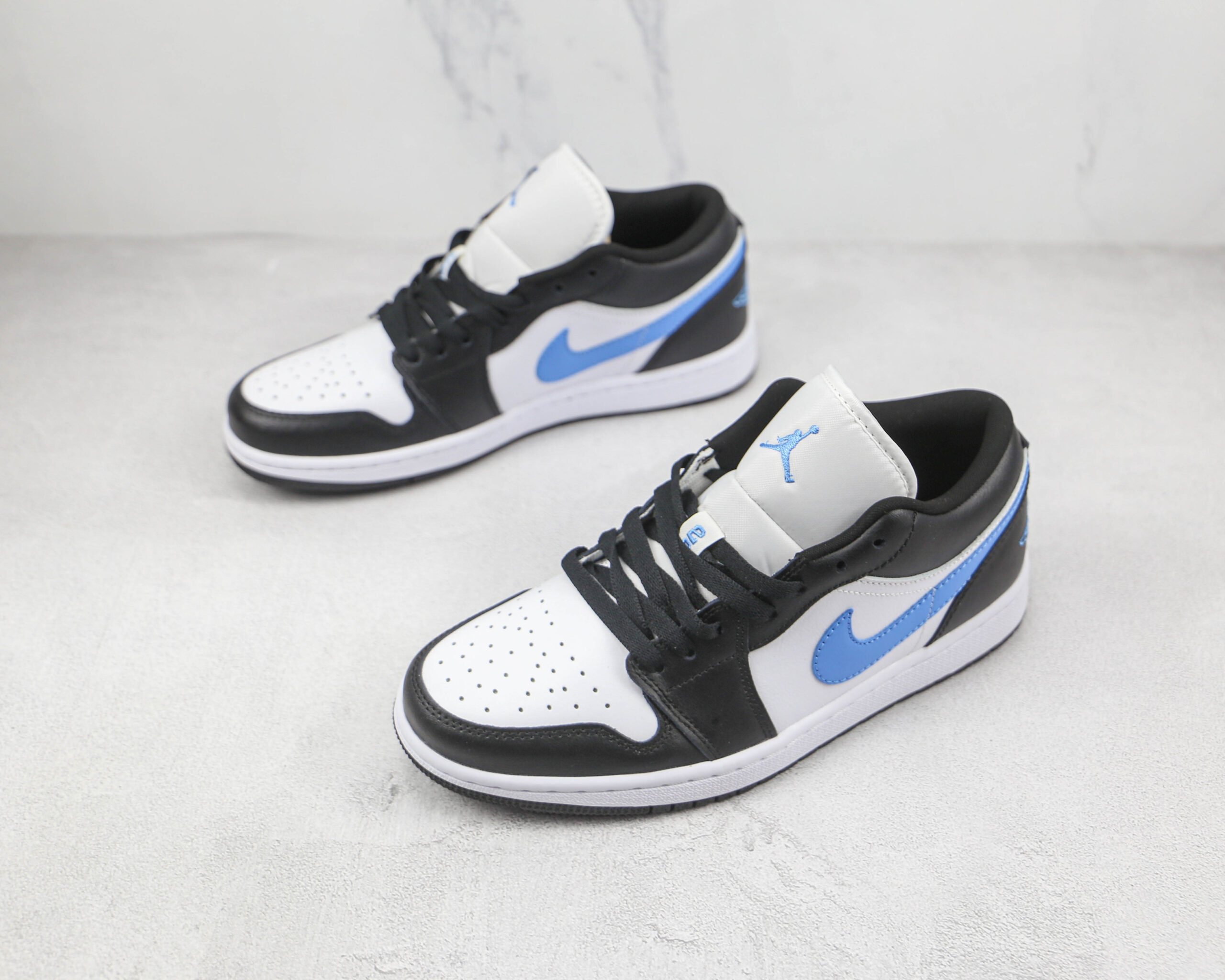 Jordan 1 Low Black University Blue White - Imagem 6