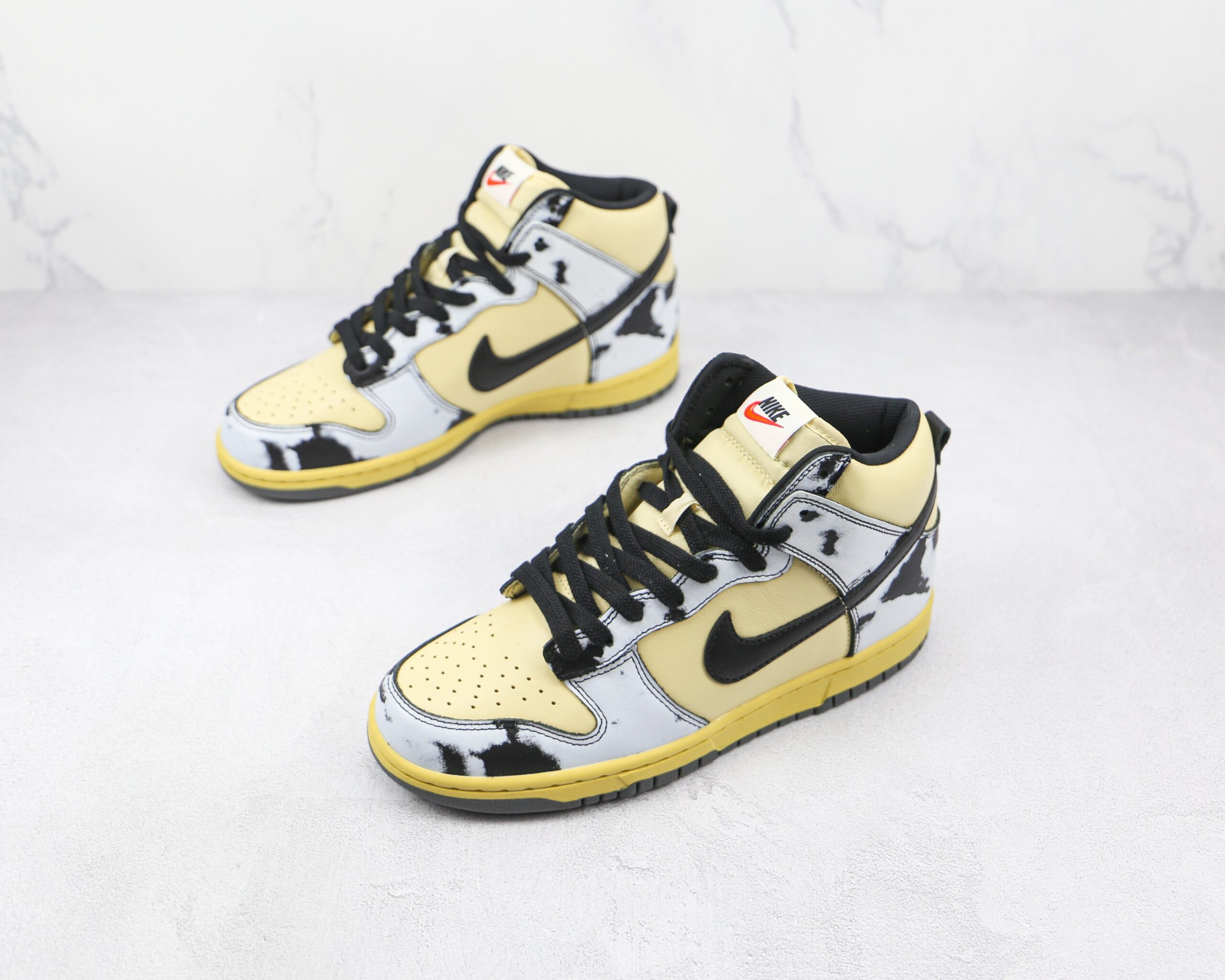 Nike Dunk High Black Acid Wash - Imagem 6