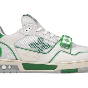 Louis Vuitton Trainer Green Mesh
