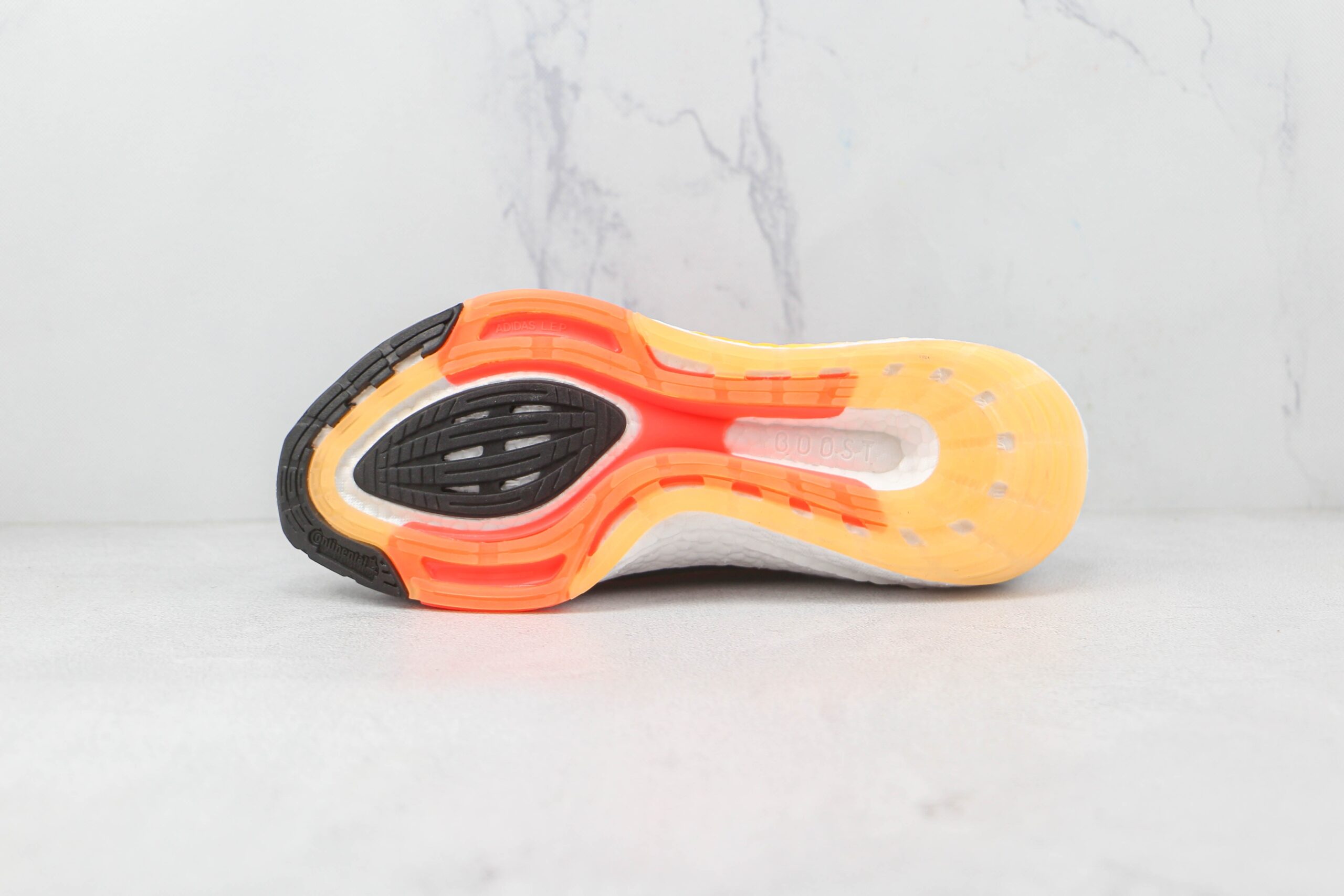 Adidas Ultraboost 22 Black Turbo Flash Orange - Imagem 5