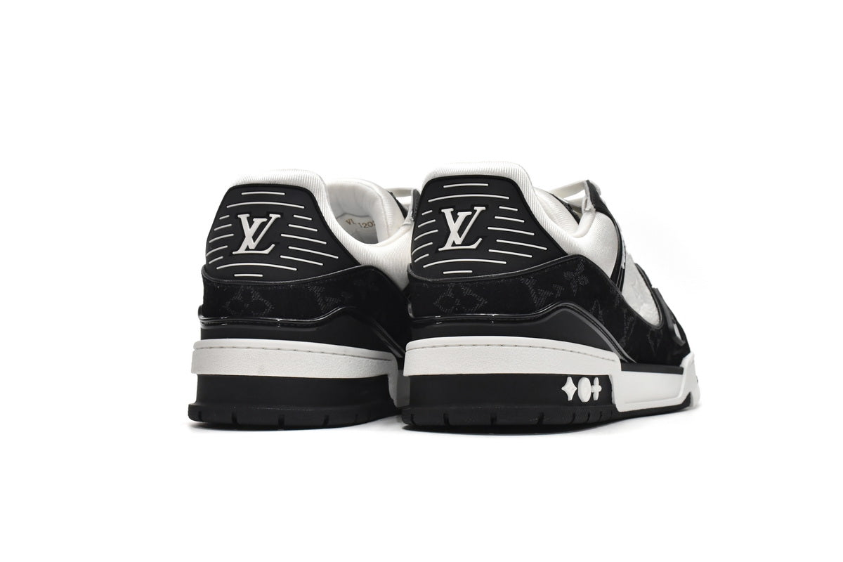 Louis Vuitton Trainer White Black - Imagem 6