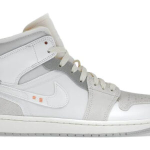 Jordan 1 Mid Craft Inside Out White Grey