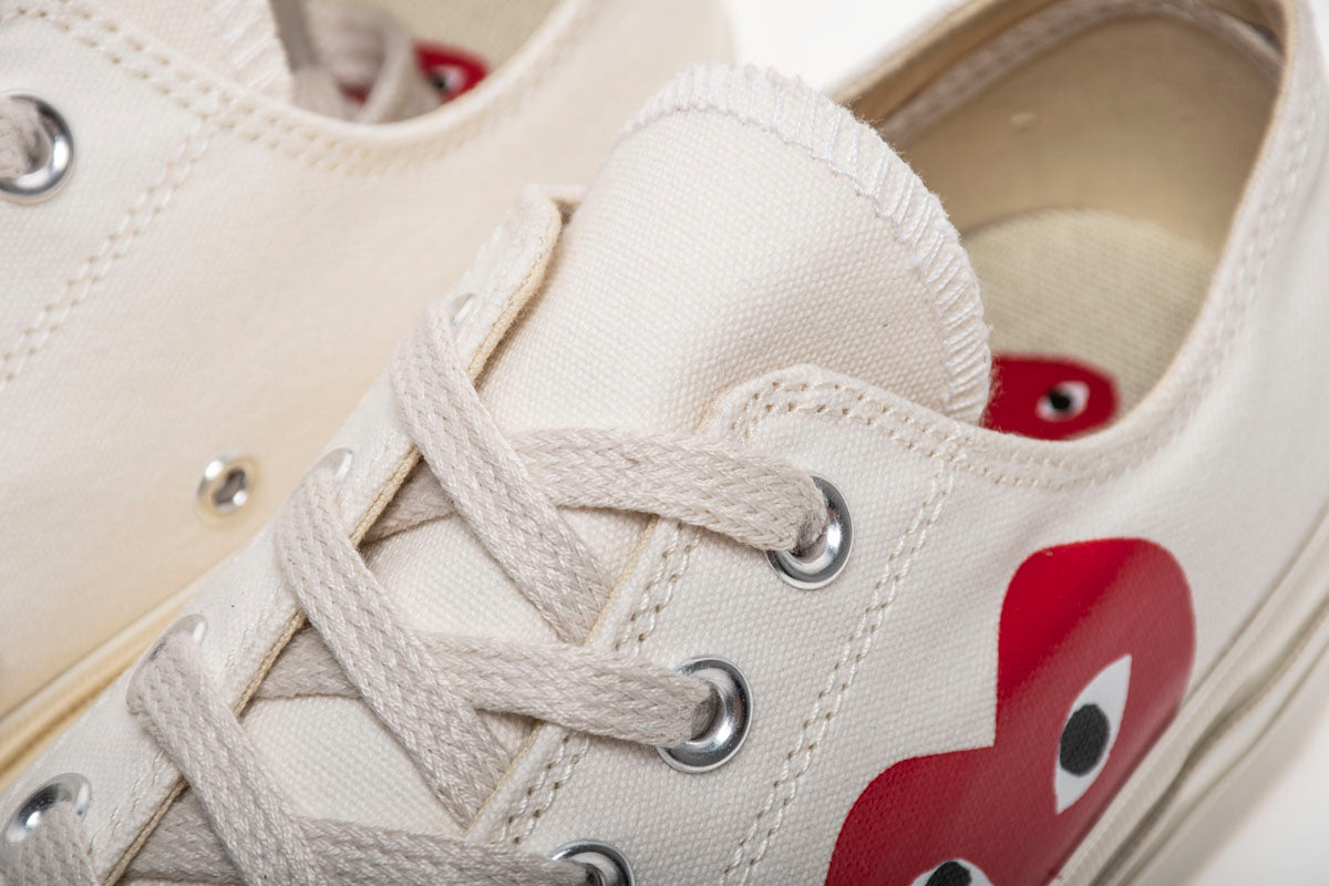 Converse Chuck Taylor All Star 70s Ox Comme des Garçons Play White - Imagem 3