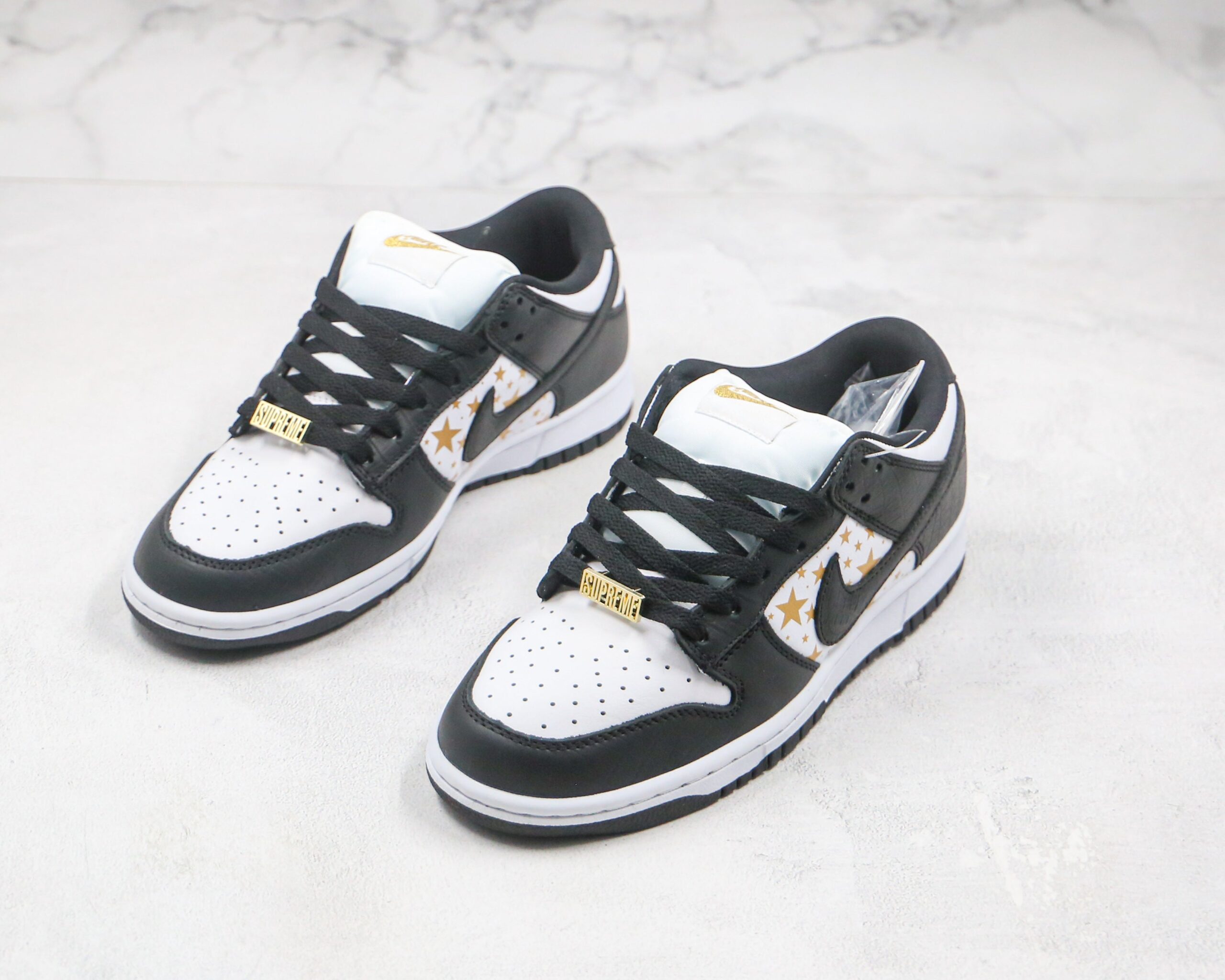 Nike SB Dunk Low Supreme Stars Black - Imagem 6
