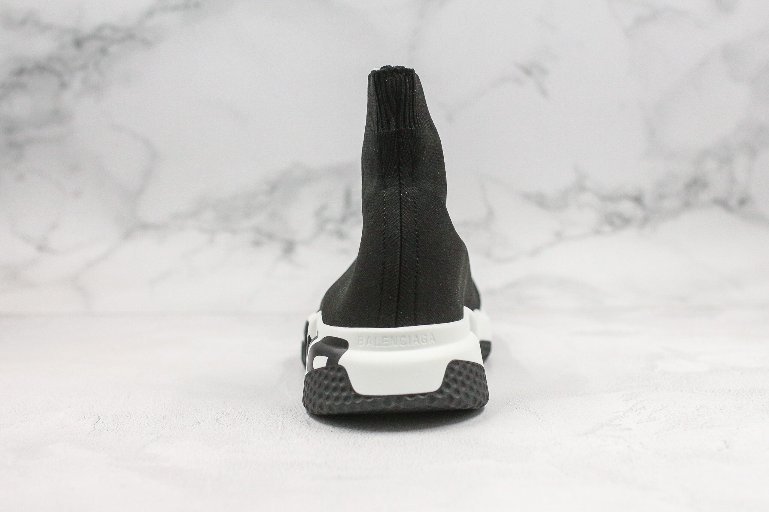 Balenciaga Speed Graffiti Trainer Black White - Imagem 4