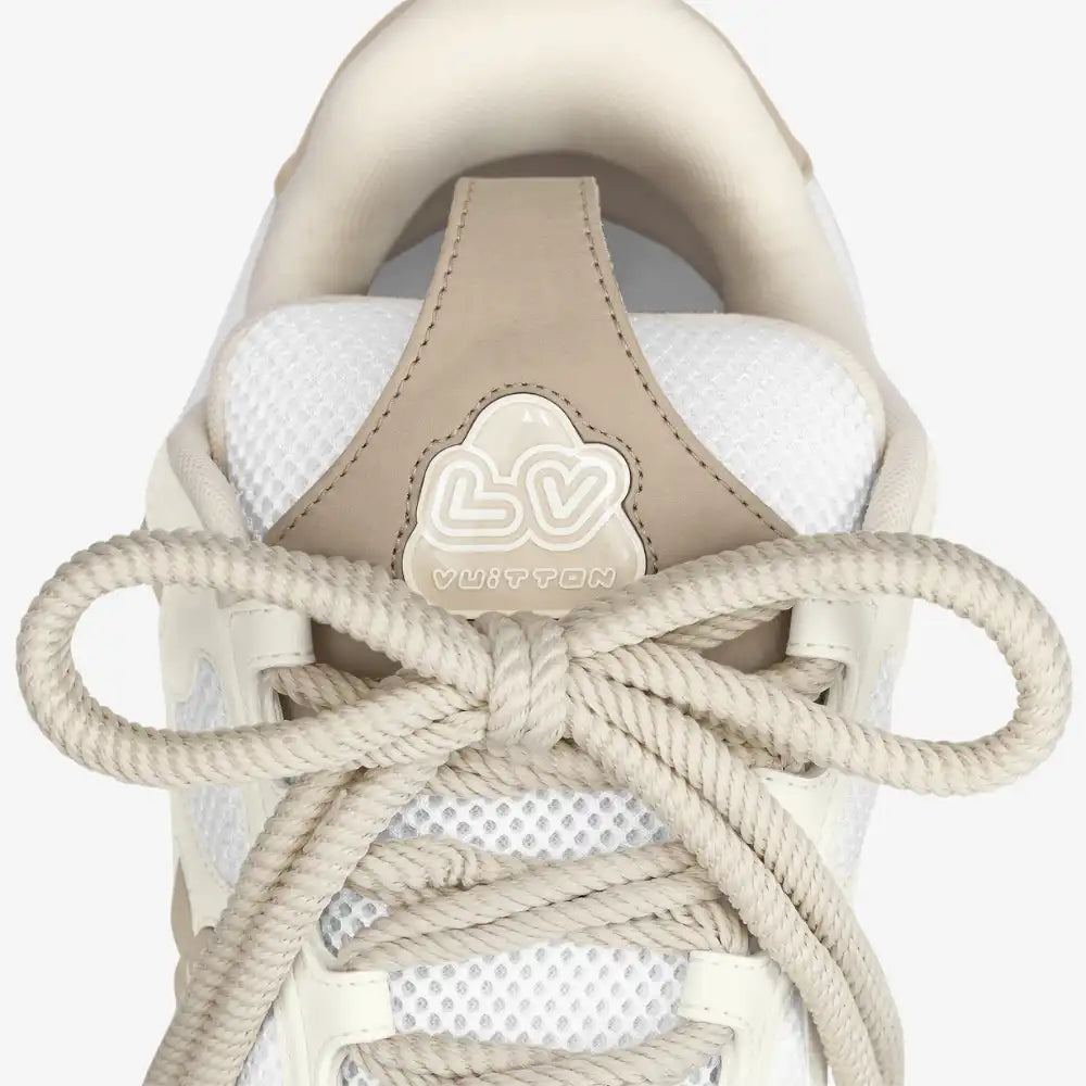 Louis Vuitton LV Skate Sneaker Beige White - Imagem 4
