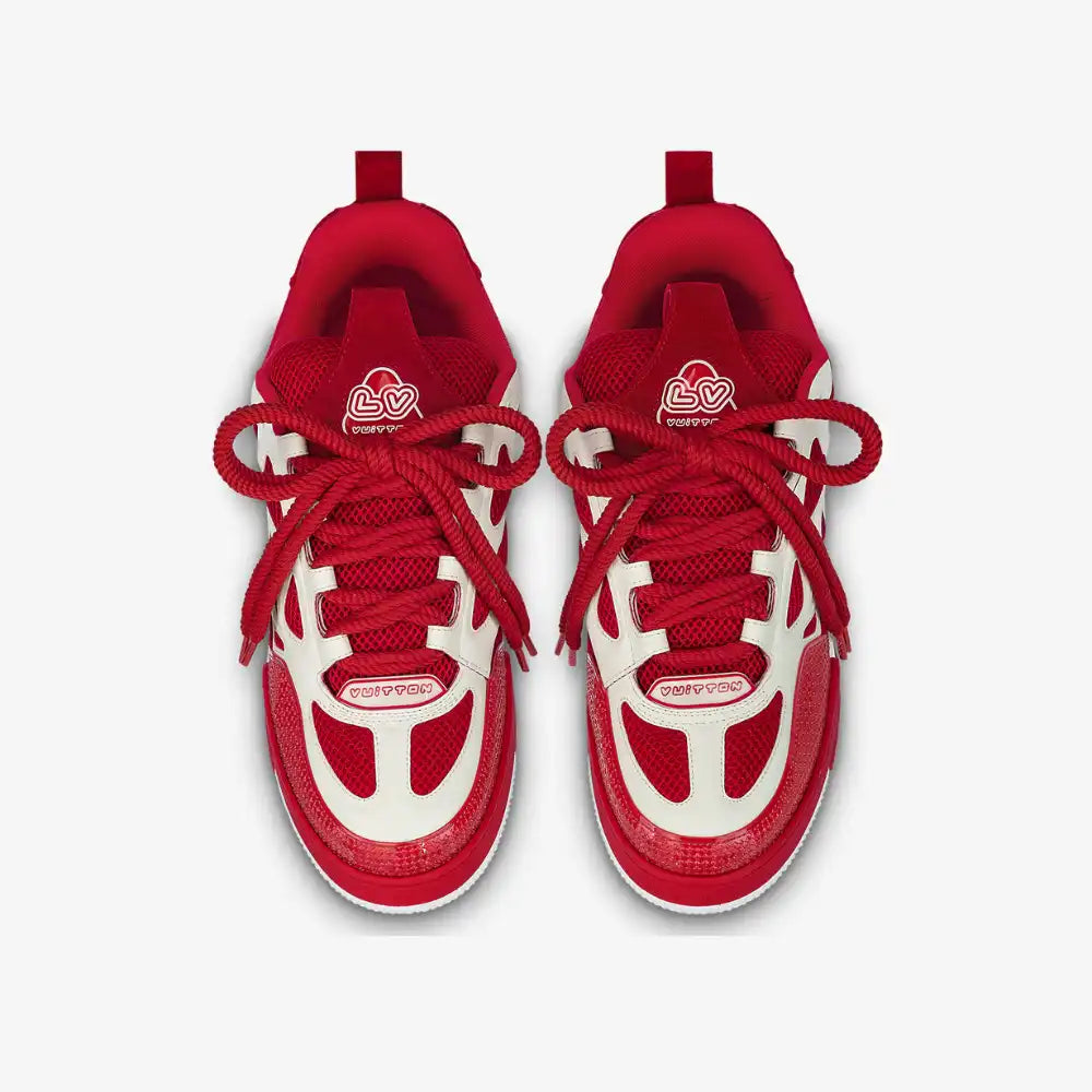 Louis Vuitton LV Skate Sneaker Red White - Imagem 3