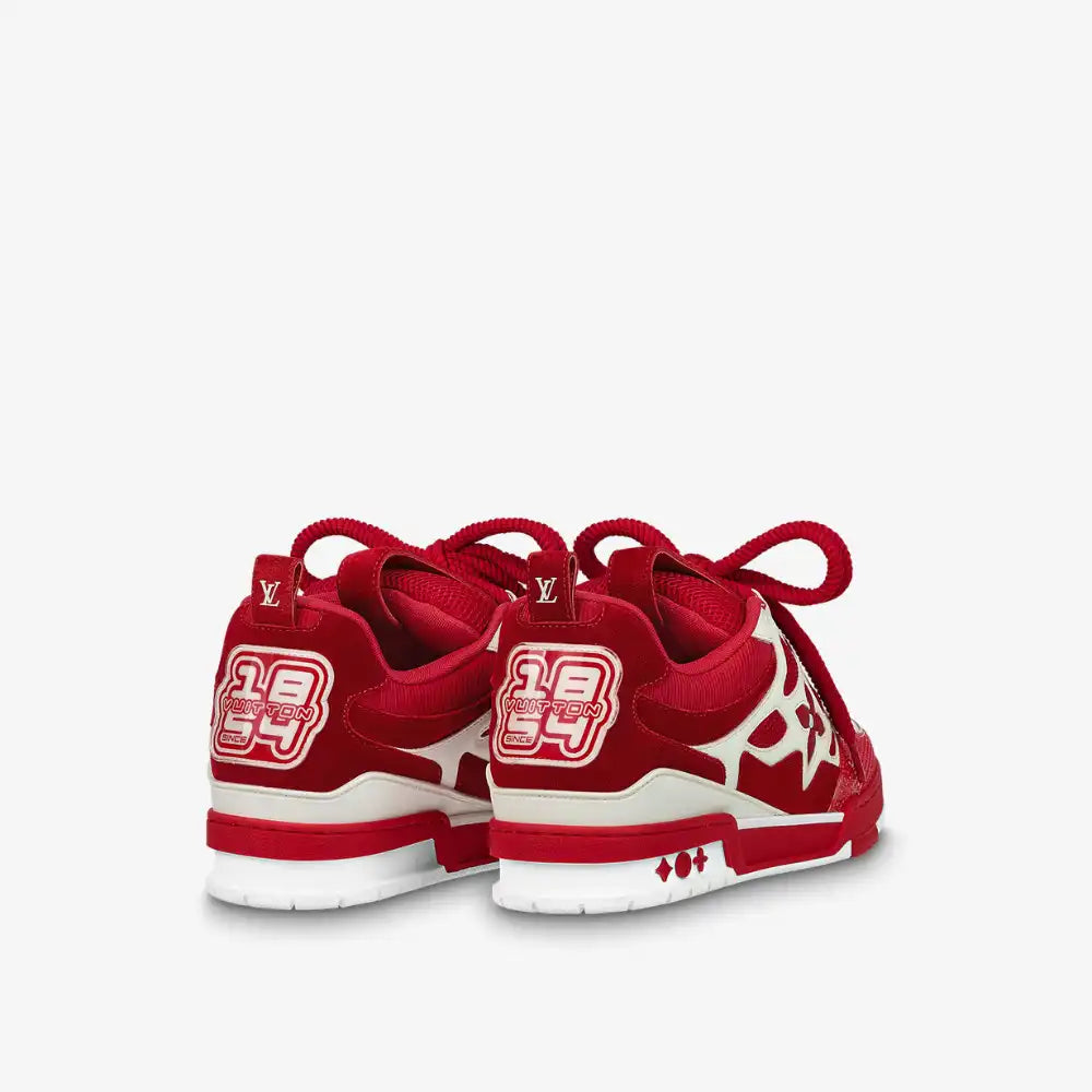 Louis Vuitton LV Skate Sneaker Red White - Imagem 4