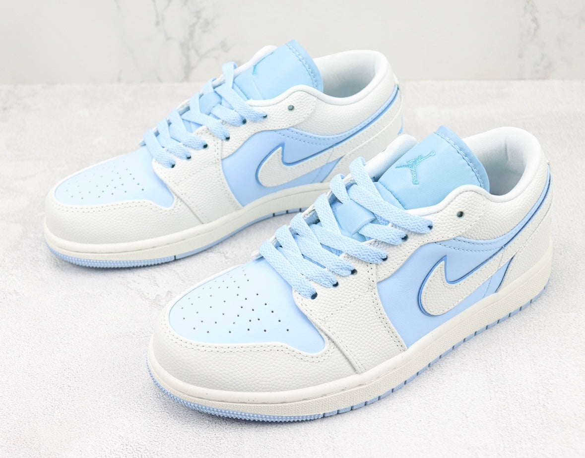 Jordan 1 Low Reverse Ice Blue - Imagem 4