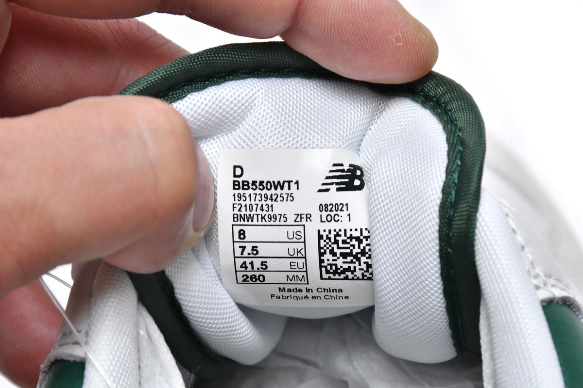 New Balance 550 Green White - Imagem 8
