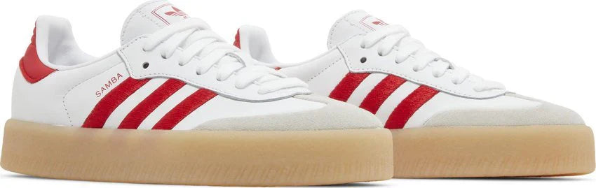 Adidas Sambae White Better Scarlet Gum - Imagem 2
